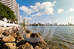 Partial view of Aventura, Miami, Florida photo