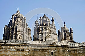 Partial view of Bhuleshwar Temple, Pune, Maharashtra.