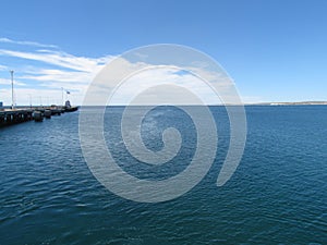 Partial view of the Golfo Nuevo from Puerto Madryn