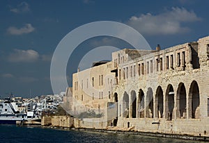 Partial view of Lazzaretto of Manoel Island. Gezira. Malta