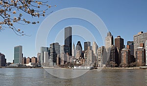 Partial view of Manhattan from Roosevelt Island