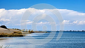 A partial view of the nortwestern side of Tuzla Lagoon