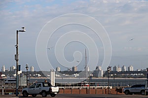 Partial view of the pier