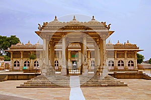 Partial view of Sarkhej Roza, mosque and tomb complex. Makarba, Ahmedabad, Gujarat photo