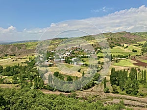 A partial view of a village in Åžebinkarahisar district in Giresun