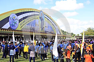 Participants at the Brunei's 28th national day