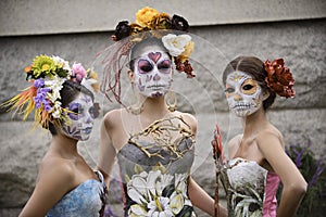 Participants during dia de Muertos