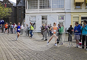 Participants during the race