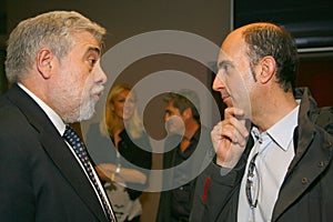 Participants and visitors to the business exhibition of manufacturers and suppliers of italian wines and food vinitaly