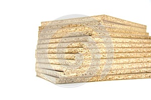 Particle board wood