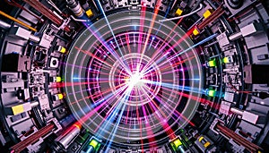 Particle Collision in Futuristic Accelerator