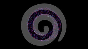 Particle Ring. Energy background photo