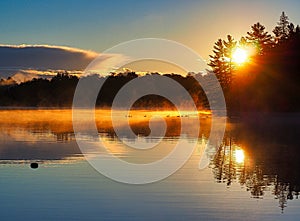 A particle from the twisted Manitouwabing Lake