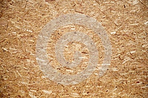 Particleboard wooden surface or board