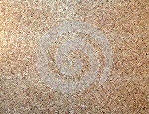 Particleboard wooden surface or board