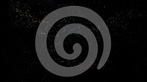 particles on black background cosmic dust waving away starter for logo texture text sand