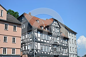 Particolar of the city of Marburg, Germany photo