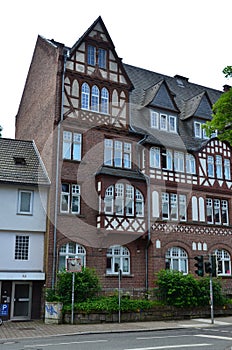 Particolar of the city of Marburg, Germany