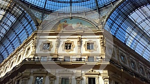 particolare della galleria di Milano photo