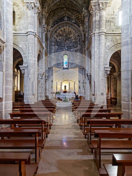 Particular of the church of San Biagio Matera Italy