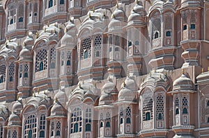 Particular of the palace of winds, India photo