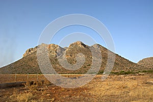 the particularly dry desert of Sinai