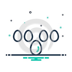 Mix icon for Particularly, egg and separate