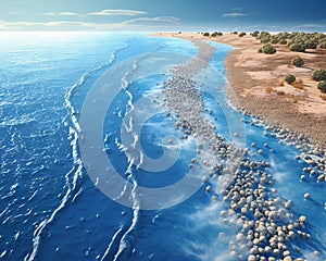 Parting of the red sea waters is a part of the biblical exodus.