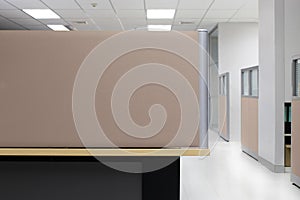 Partition, Brown Partition Empty wall Office Cubicle, Partition Quadrilateral Office background