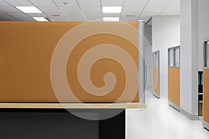 Partition, Brown Partition Empty wall Office Cubicle, Partition Quadrilateral Office background