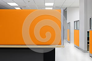 Partition, Orange Partition Empty wall Office Cubicle, Partition Quadrilateral Office background photo