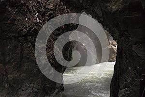 The Partnachklamm in Bavaria Germany