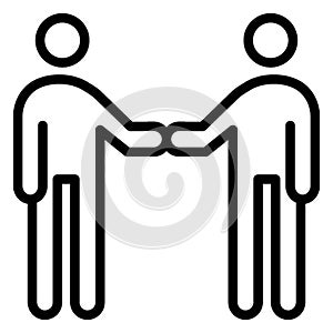 Partner Isolated Vector Icon which can easily modify