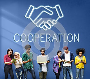 Partnership Agreement Cooperation Collaboration Concept