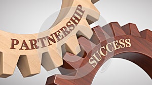 Partnership success concept