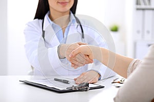 Partnership, trust and medical ethics concept