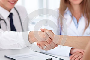 Partnership, trust and medical ethics concept