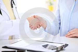 Partnership, trust and medical ethics concept