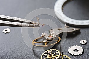 Parts of automatic wristwatch