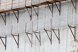 Parts of building scaffolds