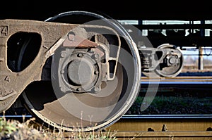 Parts of the freight railcar