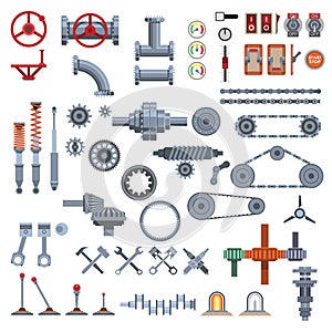 Parts of machinery