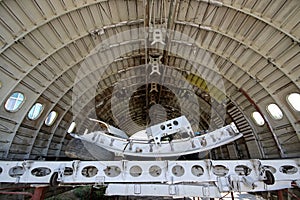 Parts of retired commercial aircraft