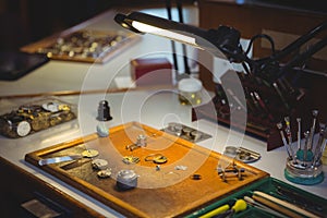 Parts of watch for repair