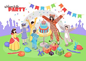 Party With Animator Illustration