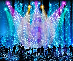 Party background party, disco, dance, scene easy all editable