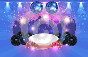 Party Background Vector Design