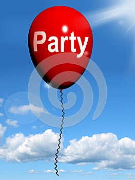 Party Balloon Represents Parties Events photo