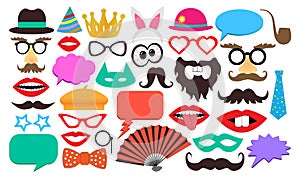 Party birthday photo booth props