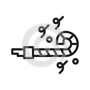 Party Blower Icon Image.